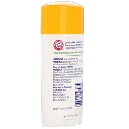 Arm & Hammer Essentials Natural Deodorant, Fresh, 2.5 Oz (Pack of 6)