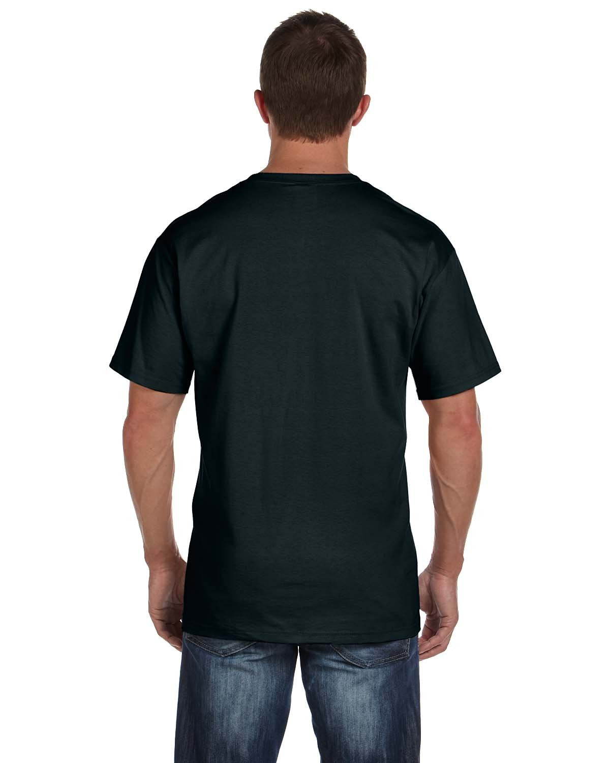 Fruit of the Loom Men's Pocket Tees , Black, XXX-Large(Pack of 2)