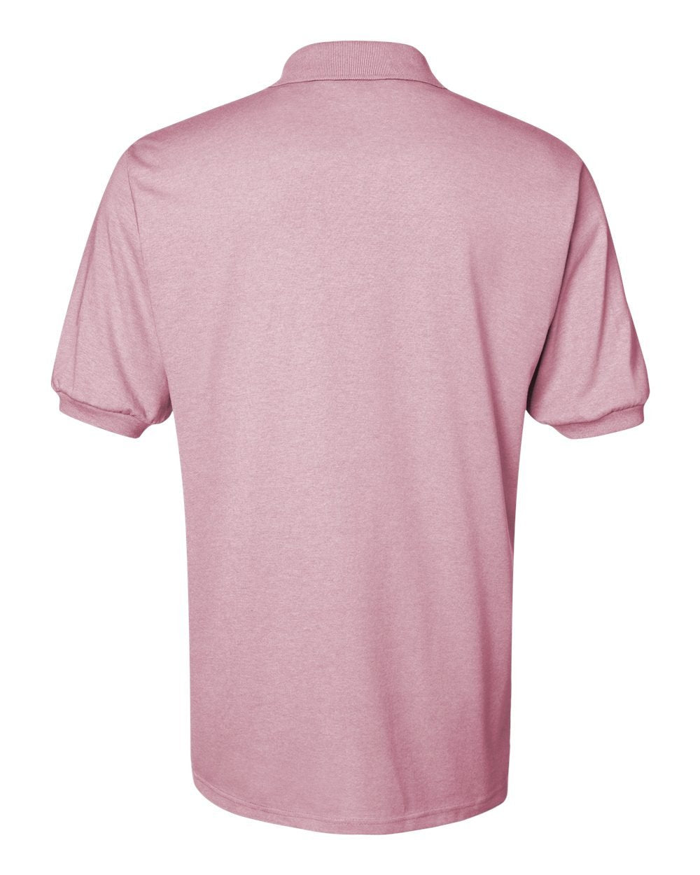 Jerzees Men's 2 Button Placket Welt Knit Collar Polo Shirt, Medium, Classic Pink