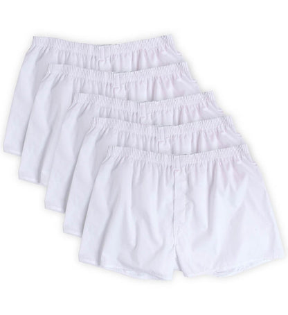 Fruit of the Loom Men's 5Pack Plaid Boxer Shorts Boxers Underwear S