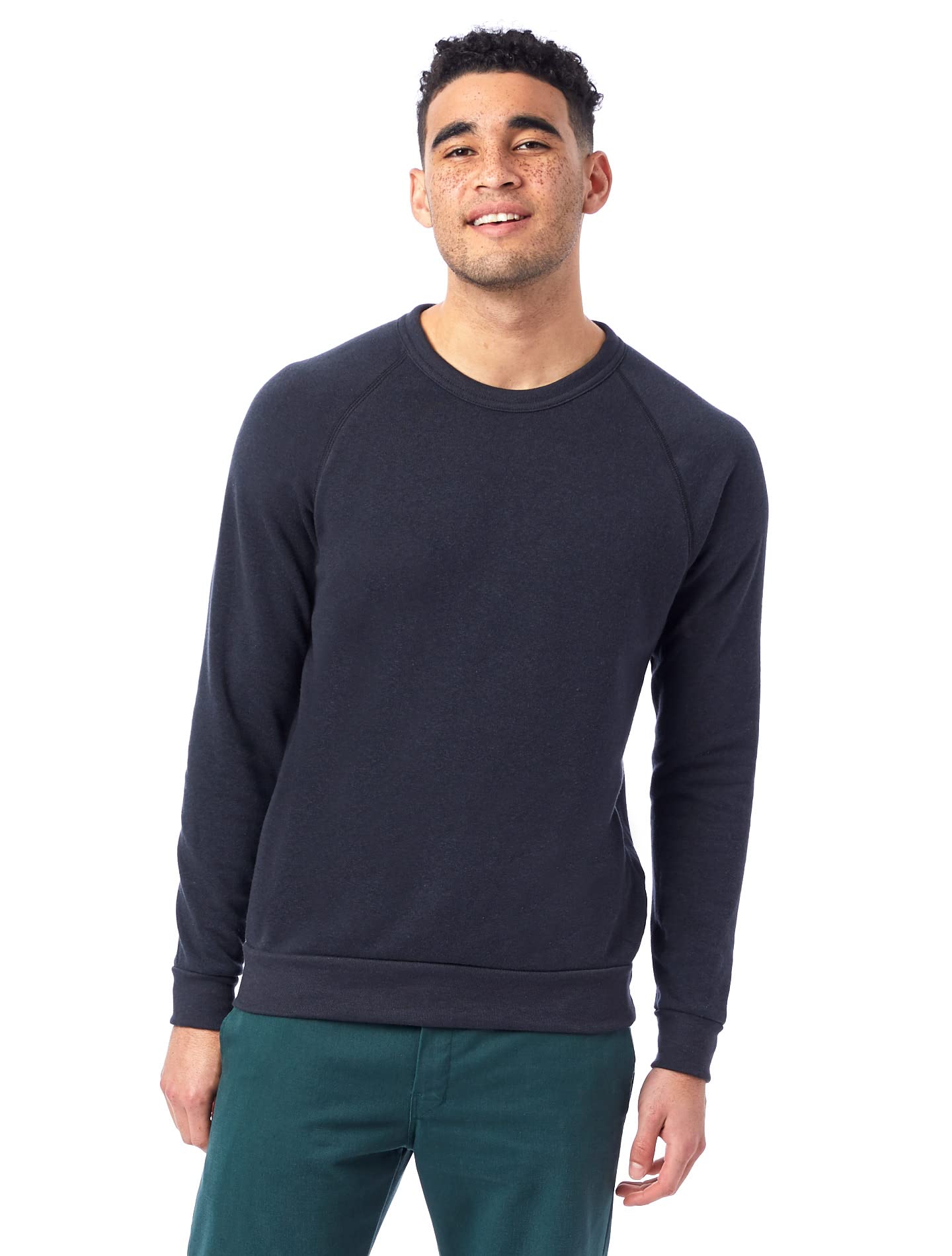 Alternative Men's Champ Fleece Sweatshirt, Eco True Black, X-Large