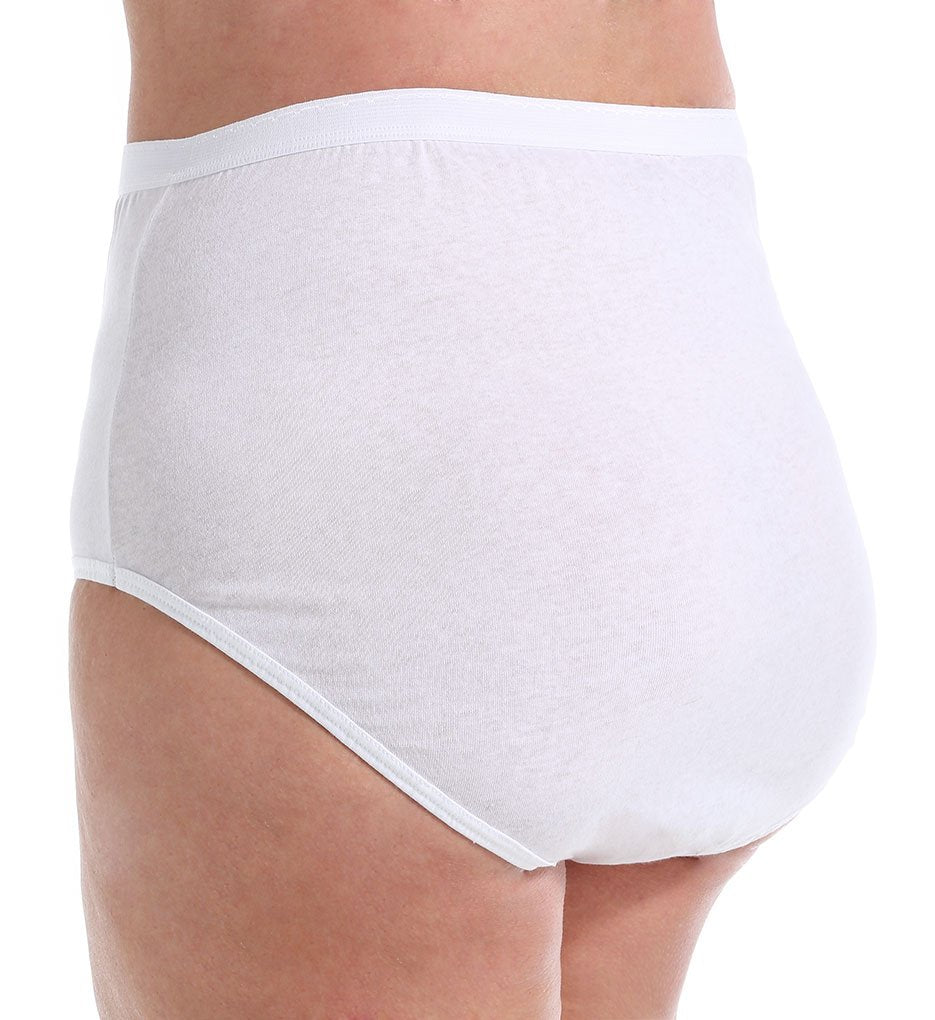 Fruit of the Loom Women's Plus-Size Ladies Ffm 3 Pack Comfort Solutions Non-Binding Brief Panties, Assorted, 10