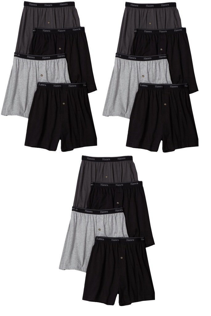 byHanes Hanes Men's ComfortSoft Knit Boxers ComfortSoft Waistb& 5-Pack (Assorted, XX-Large)