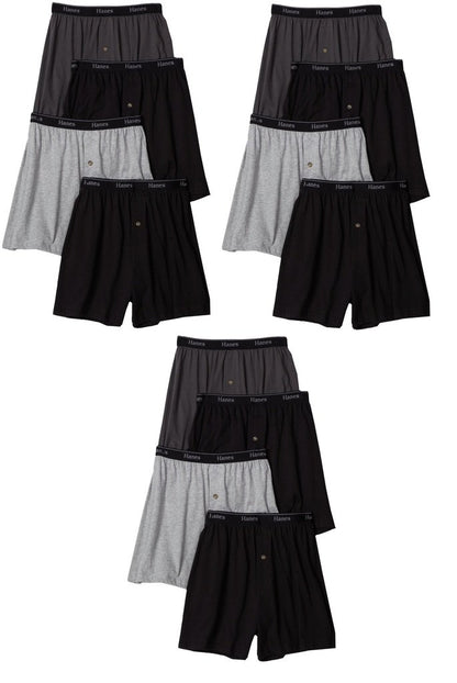 byHanes Hanes Men's ComfortSoft Knit Boxers ComfortSoft Waistb& 5-Pack (Assorted, XX-Large)