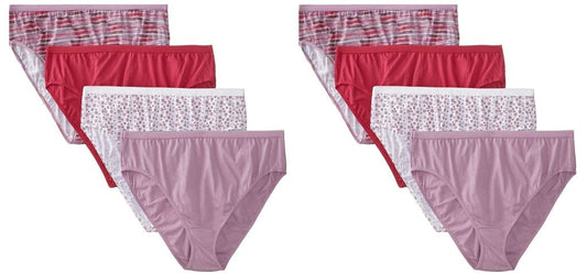 Hanes Women's Lady’s 6Pack Assorted Hi Cuts Briefs Underwear Ladies Pantys 5