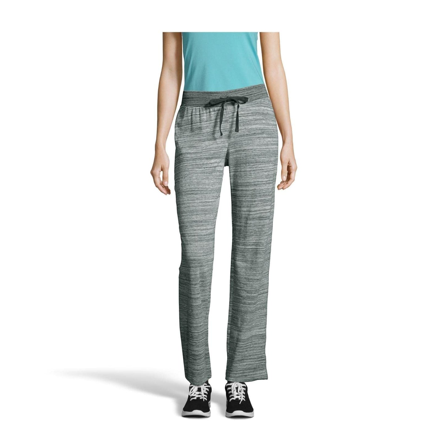 Hanes Women's French Terry Pant, Navy Space Dye, Medium