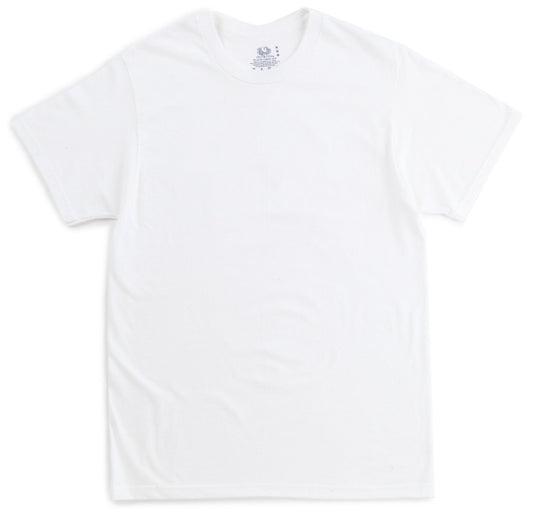 Fruit of the Loom Men's Crewneck Tee 3 Pack, White, Large(Pack of 3)