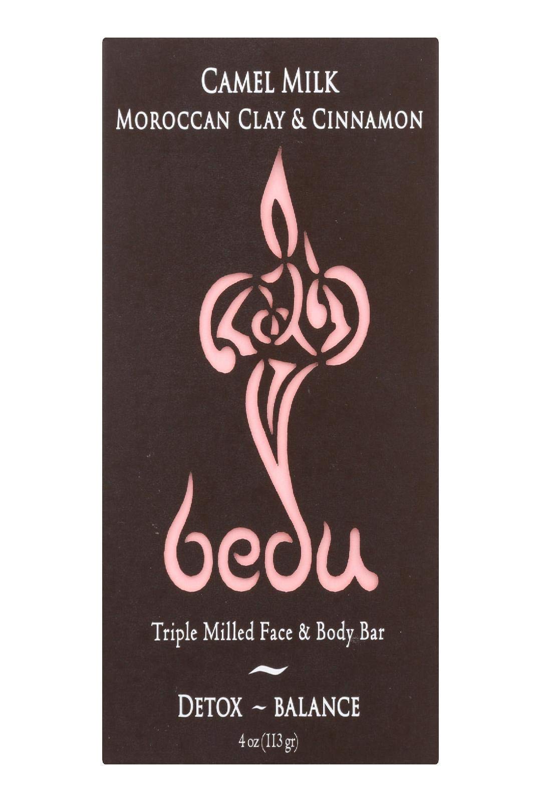 Bedu 6 Piece Face and Body Bar, Sandalwood and Saffron, 4 Ounce