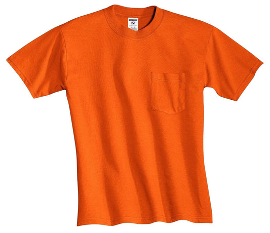 Jerzees mens 5.6 oz. 50/50 Heavyweight Blend T-Shirt(29M)-SAFETY ORANGE-L
