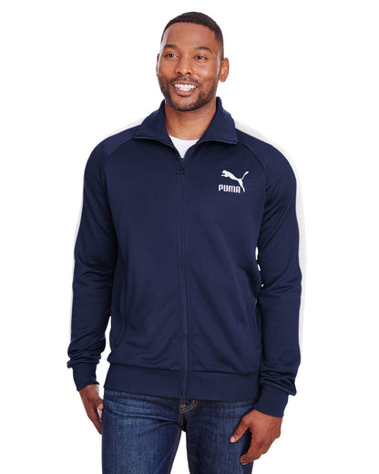 Puma Sport Adult Iconic T7 Track Jacket 4XL PEACOAT/ P WHT