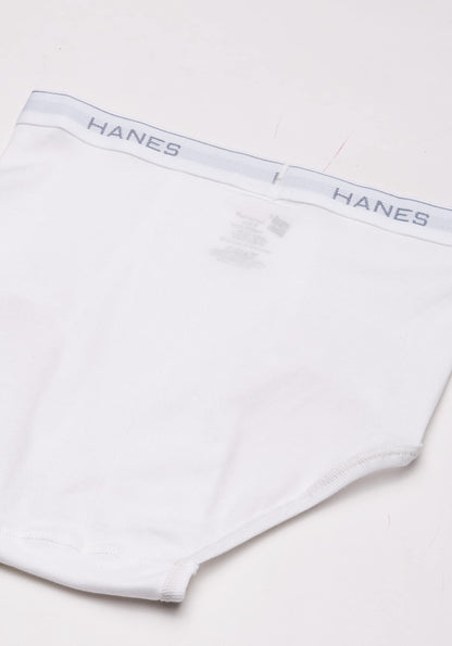 Hanes Men's Big White Pack of 7 Tagless 2XL-2XG Full Rise Briefs With Comfort Flex Waist Band
