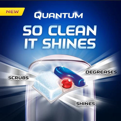 Finish Quantum Detergent Tablets, 20 Count (Pack of 8)