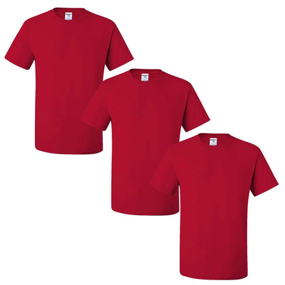 Jerzees Men's Dri-Power Short Sleeve T-Shirt (Pocket & No, Pocket-3 Pack-Oxford, X-Large