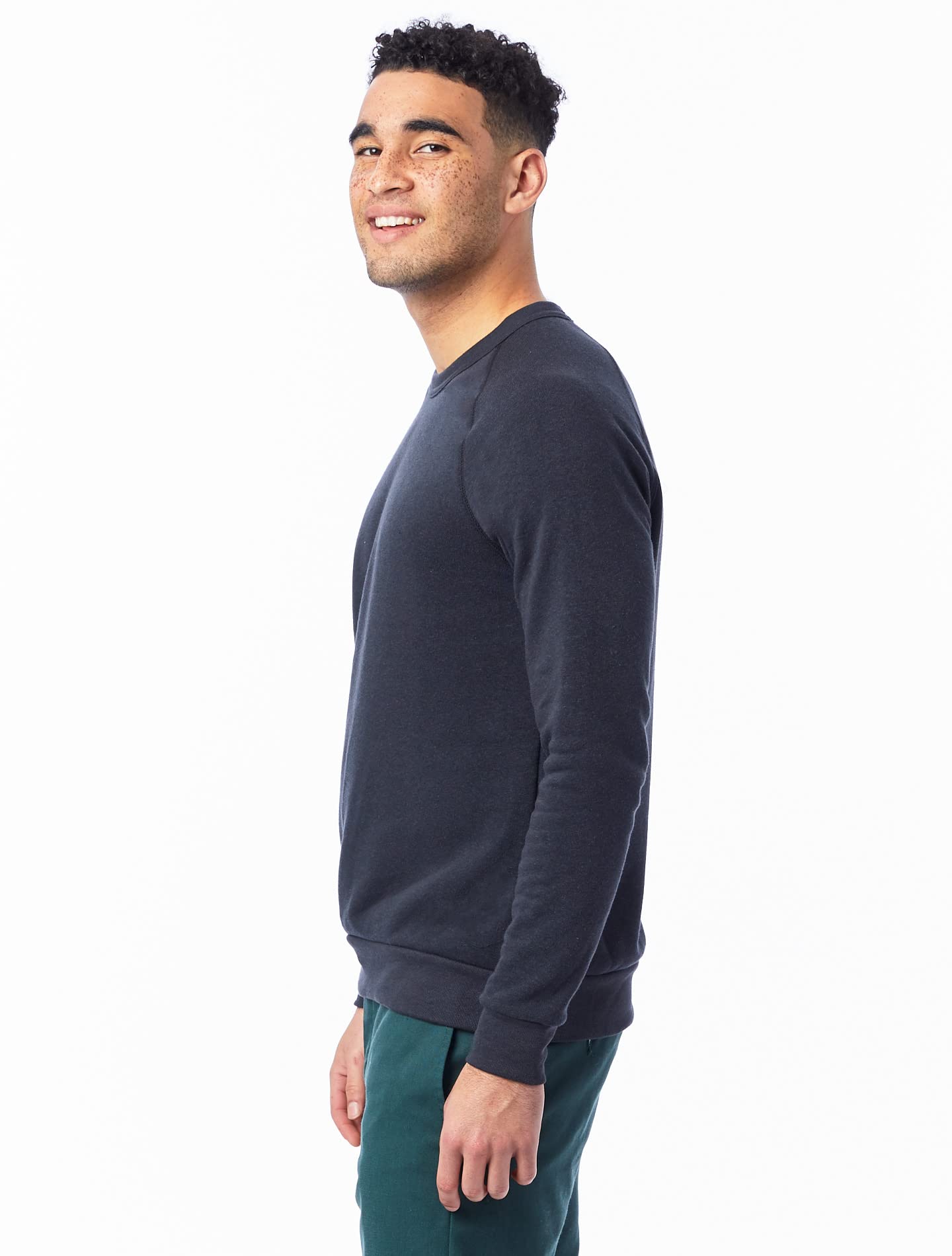 Alternative Men's Champ Fleece Sweatshirt, Eco True Black, X-Large
