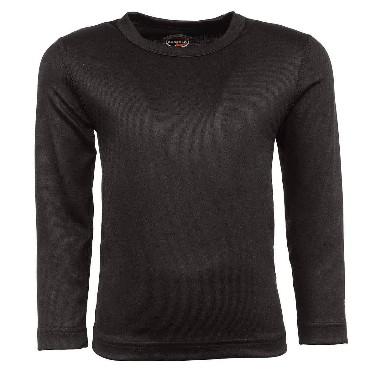 Duofold Boys Mid Weight Varitherm Thermal Shirt Shirt, Black, Large