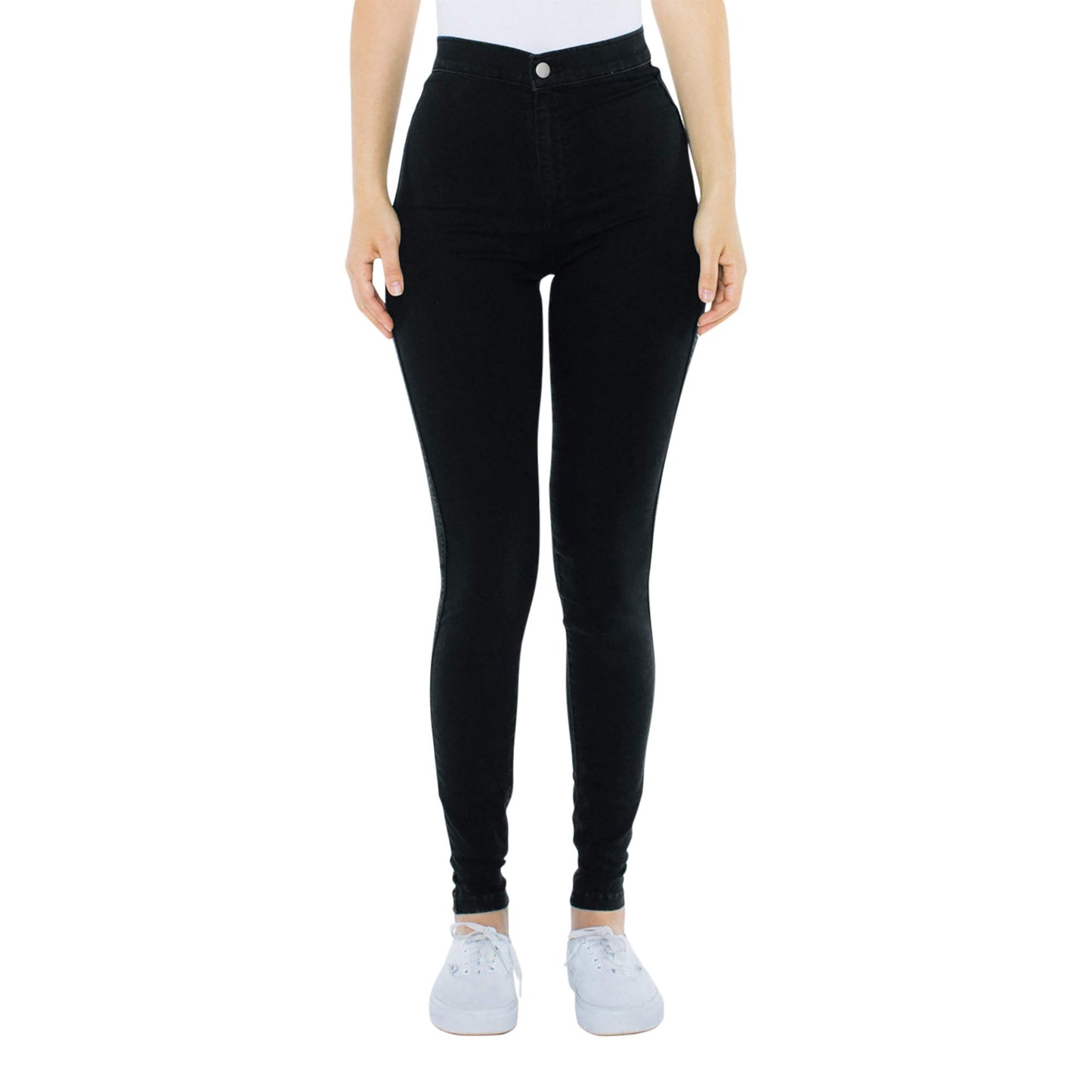 American Apparel Women's The Easy Jean, black, X-Small
