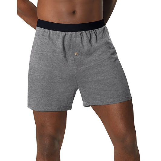 Hanes Men's 5-Pack FreshIQ ComfortSoft Boxer with ComfortFlex Waistbands (Grey, XXXXX-Large)