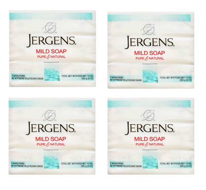 Jergens Mild Soap, fresh, 9 Ounce, (Pack of 3)