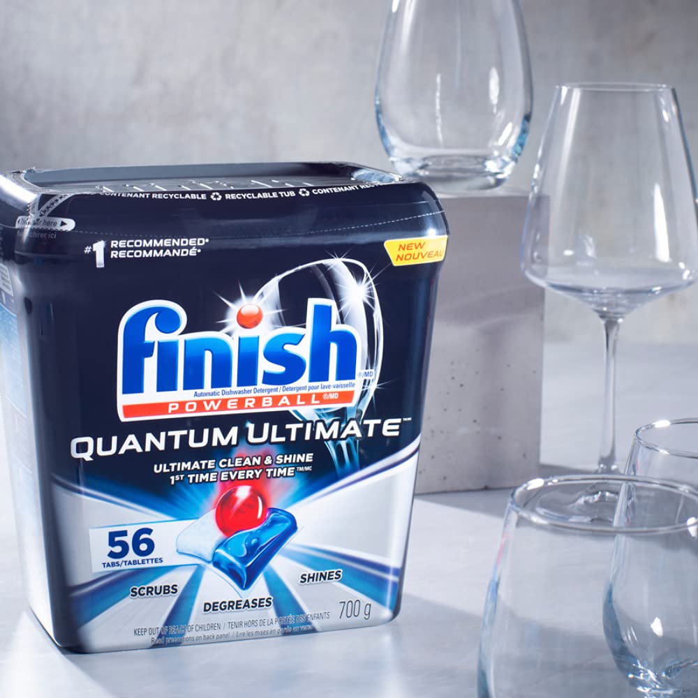 Finish Dishwasher Detergent, Quantum Ultimate, Fresh, 85 Tablets 85 Count