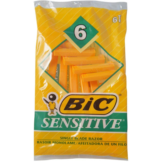 BIC Sensitive Shaver 6 Pack (3-Pack)