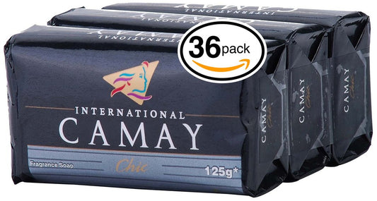 Camay Classic Softly Scented Bar Soap (Pack of 36) All-in-one exfoliating and moisturizing soap Leaves Skin Smooth & Radian! Great for Hands, Face & Body! (36 Bars, 4.4oz Each Bar)