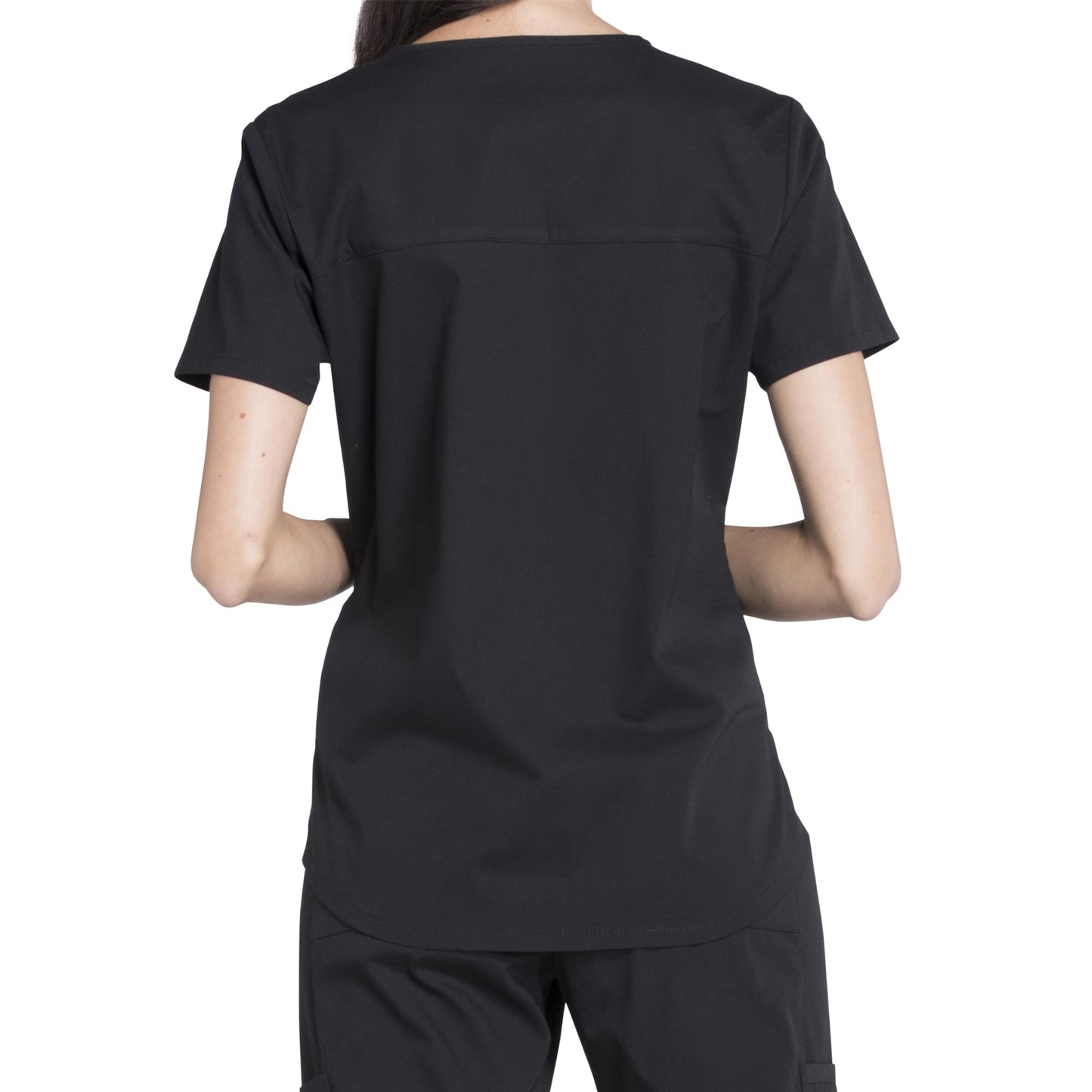 CHEROKEE Workwear Professionals Women Scrubs Top V-Neck Plus Size WW665, 3XL, Eggplant (Copy)