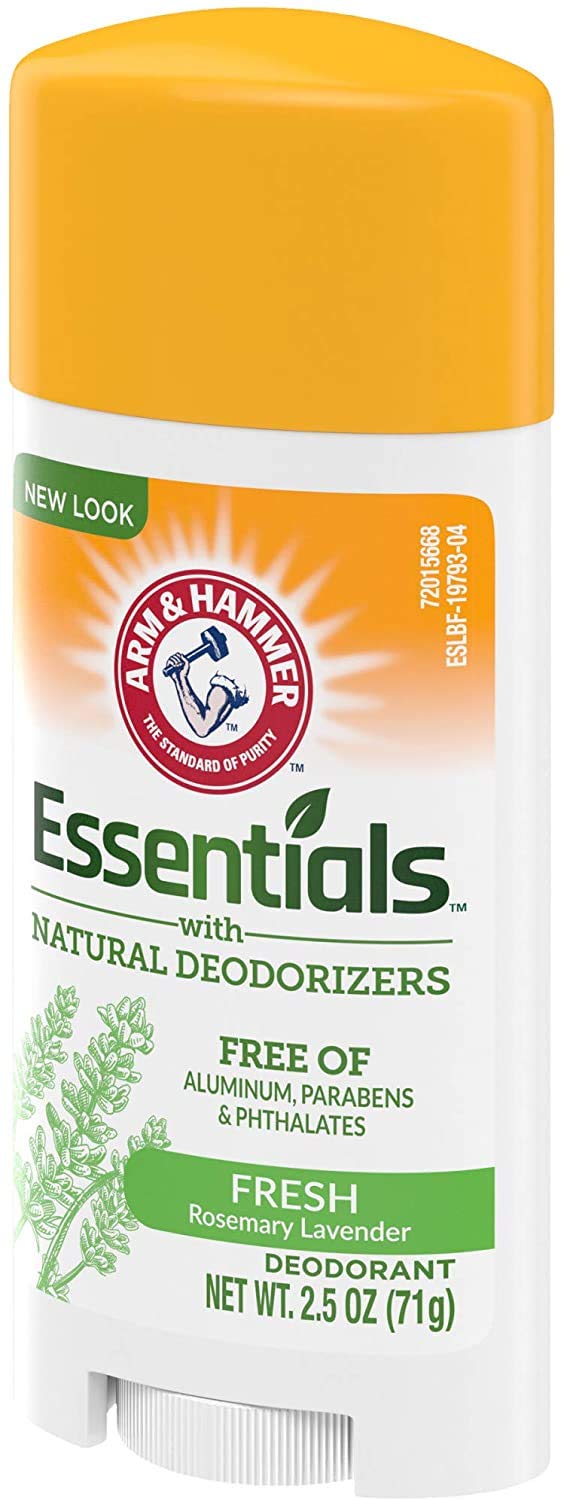 Arm & Hammer Essentials Deodorant, Fresh, 2.5 oz. (Pack of 2)