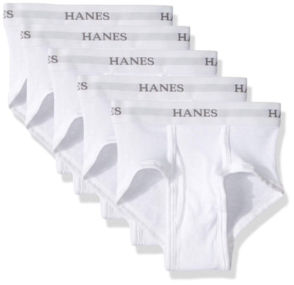 Hanes boys Ultimate White 5-pack Briefs, Assorted, X-Small US