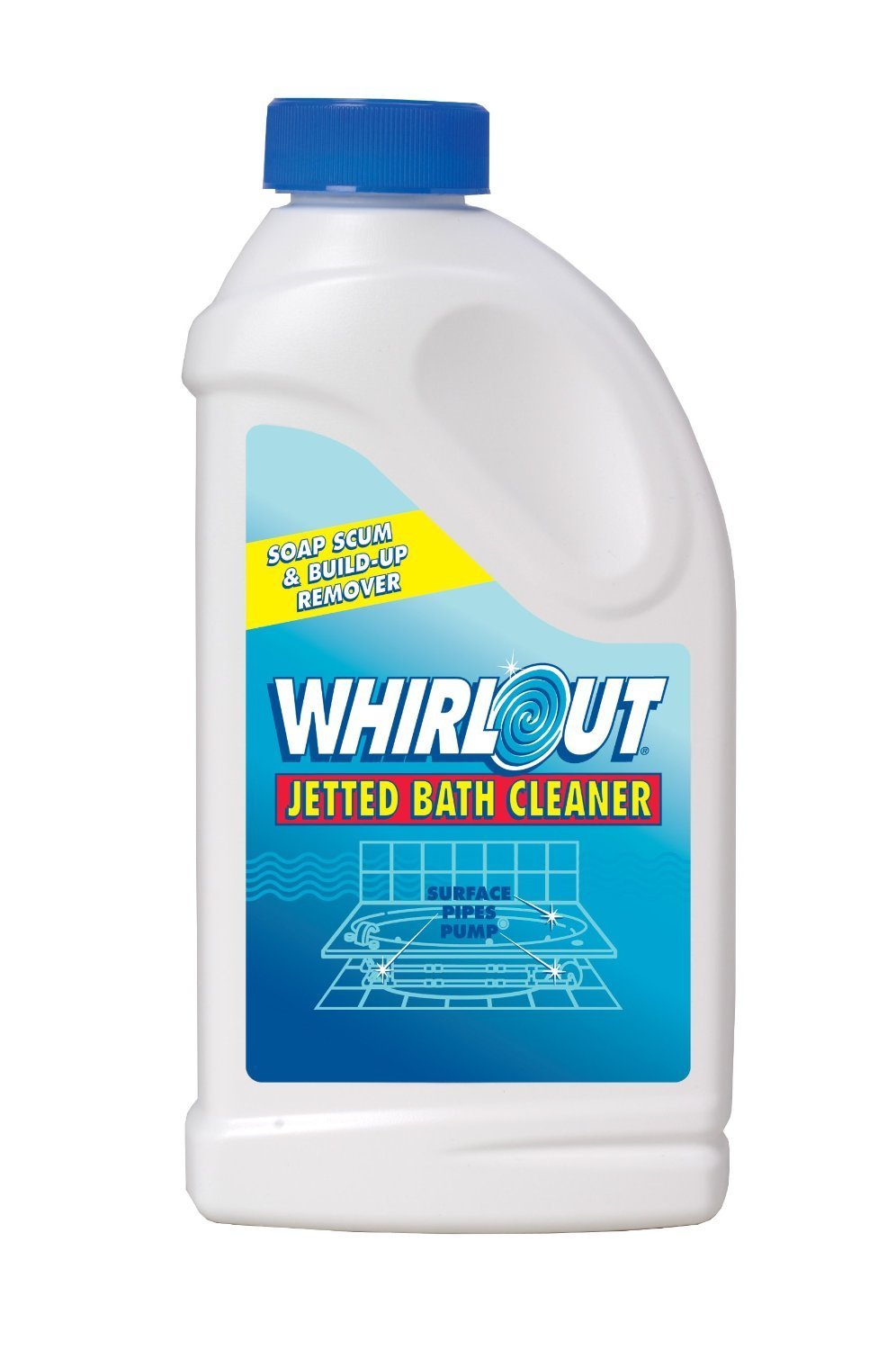 Summit Brands WhirlOUT Jetted Bath Cleaner 22oz Self Cleaning Action Formulated to Clean Hot Tubs, Spas, Whirlpools & Jetted Bathtubs (2 Pack)