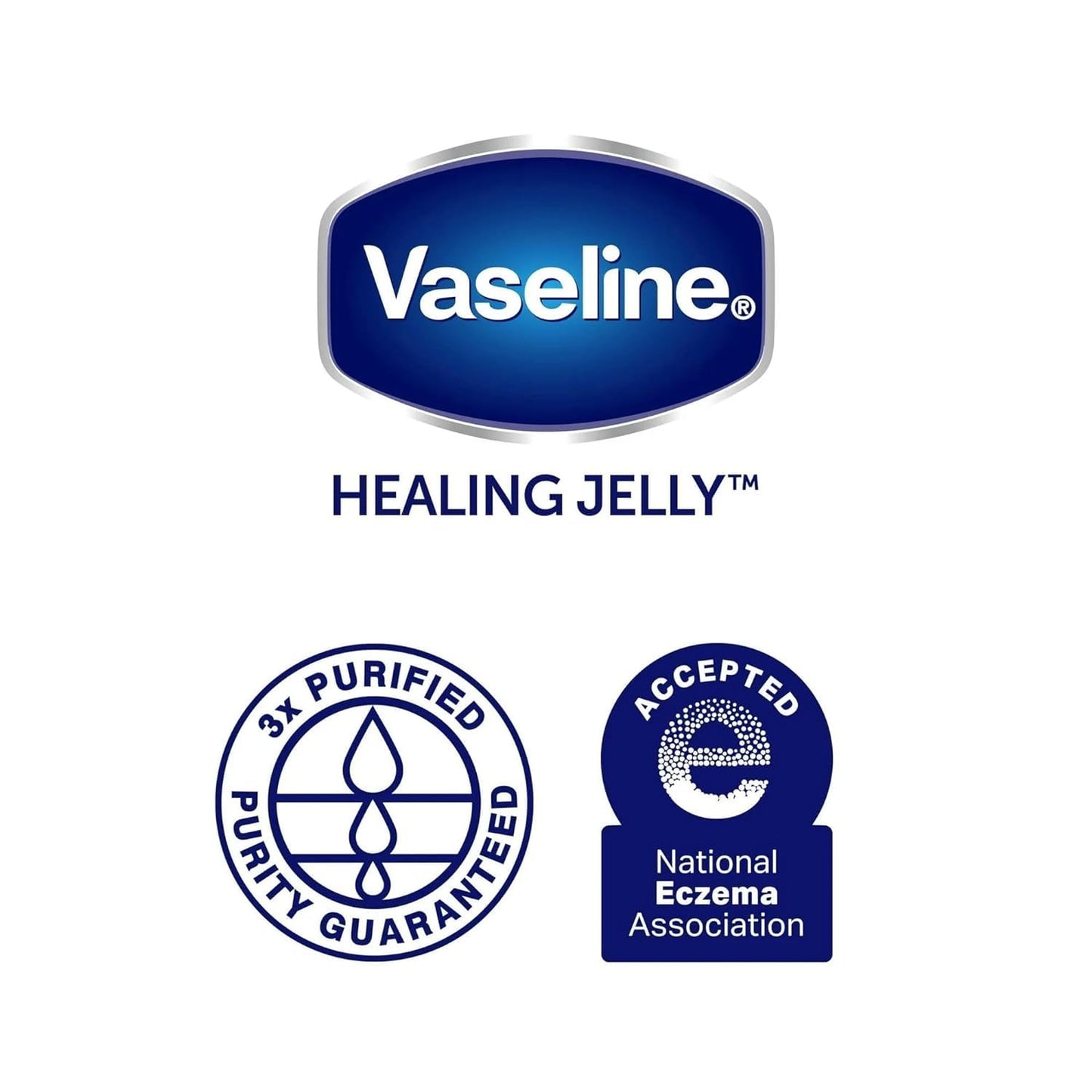 Vaseline Petroleum Jelly Travel Size Pure BlueSeal Original 1.7oz (50ml) (3 Pack)