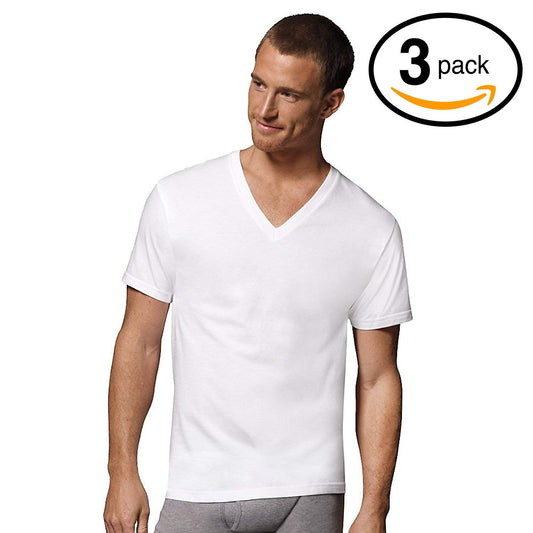 Hanes Men's White A-Shirt 3-Pack White Color (White, X-Large Tall)