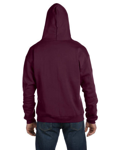Champion Double Dry Action Fleece Full Zip Hood M Maroon