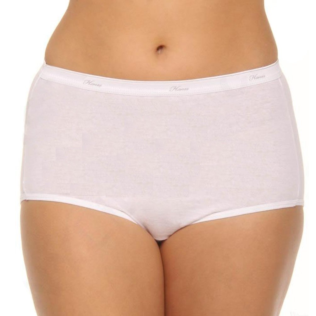 Hanes Women's 3Pack Assorted Cotton Briefs Ladies Panties Underwear 11