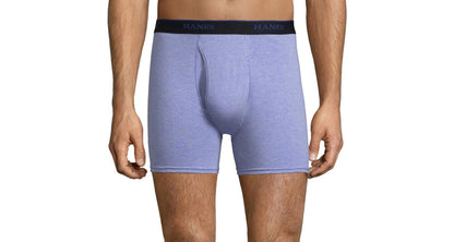 Hanes Premium Men's Boxer Briefs 6-Pack Cotton Modal Blend Luxury Softness FreshIQ