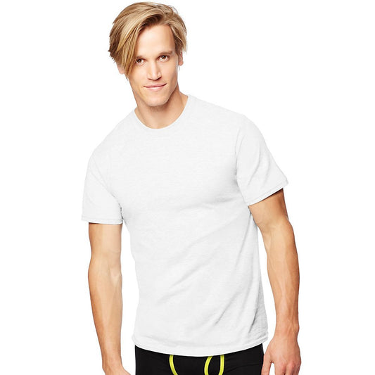 Hanes Men`s Classics Tall Traditional Fit ComfortSoft® Tagless® Crewneck,9856W4 White