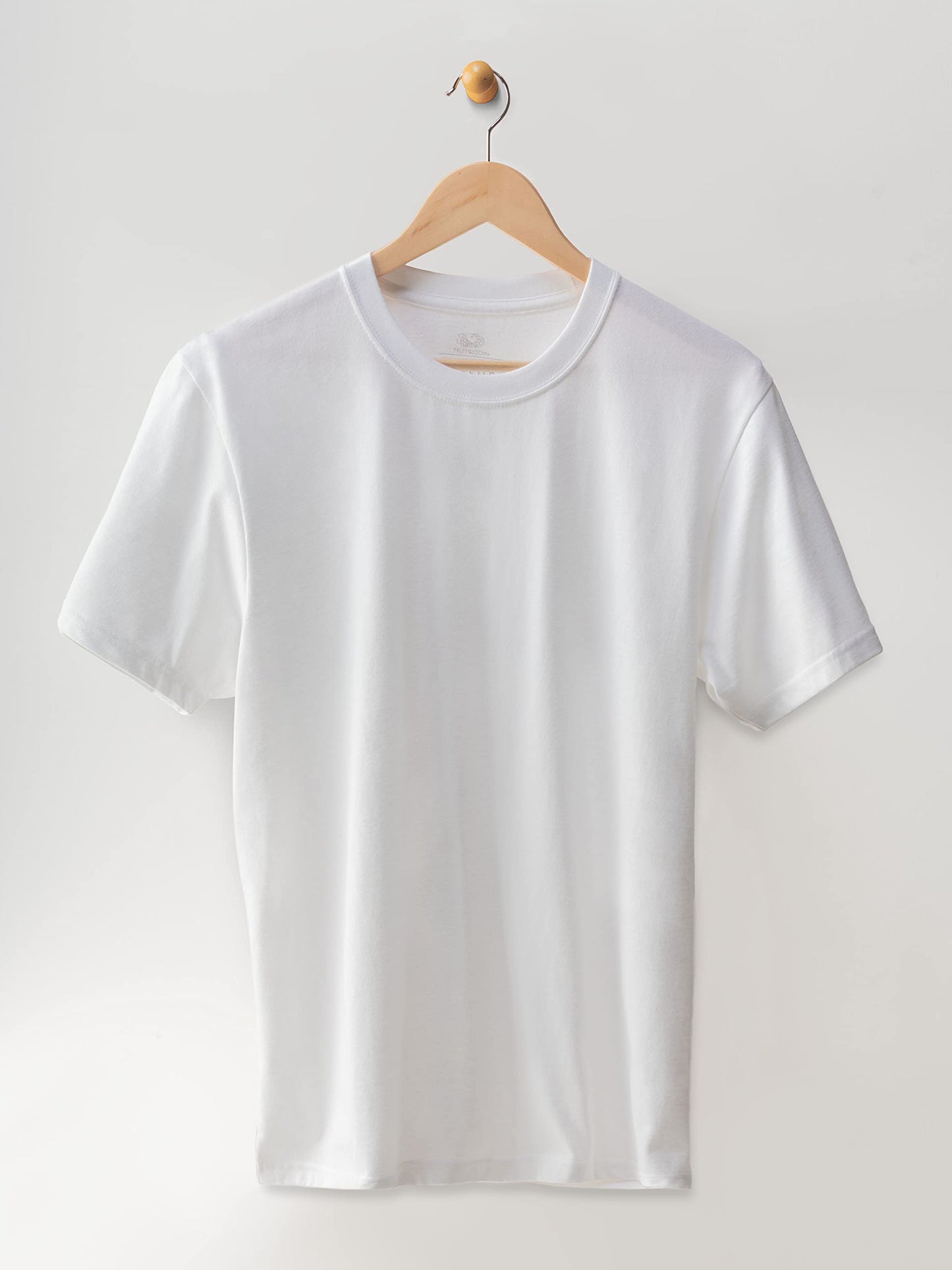Fruit of the Loom Men's Crafted Comfort Tee, Classic, Sizes S-2X, Relaxed Fit-Cotton-White, XX-Large