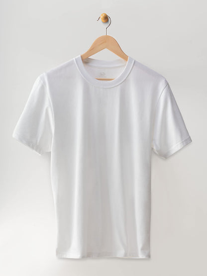Fruit of the Loom Men's Crafted Comfort Tee, Classic, Sizes S-2X, Relaxed Fit-Cotton-White, XX-Large