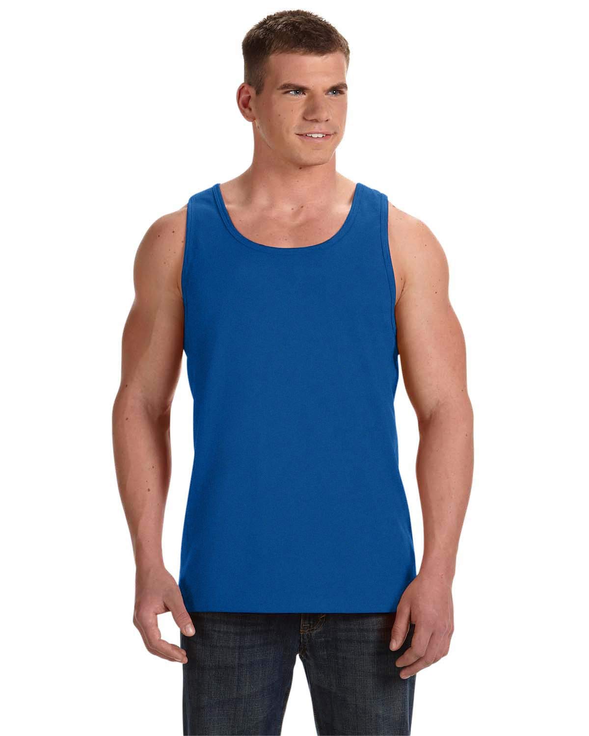 Fruit of Loom Men's A-Shirt Multipack (Small, Navy Blue)