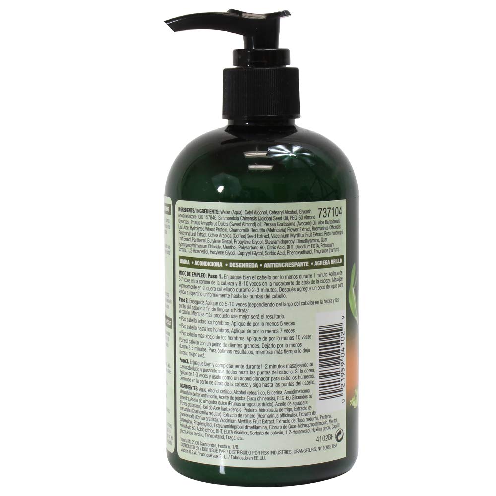 Hair One Hair Cleanser and Conditioner for Color Treated Hair with Jojoba 355ml / 12oz"Pack of 2"