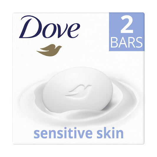 Dove Pure & Sensitive Cream Bar (2x100g)