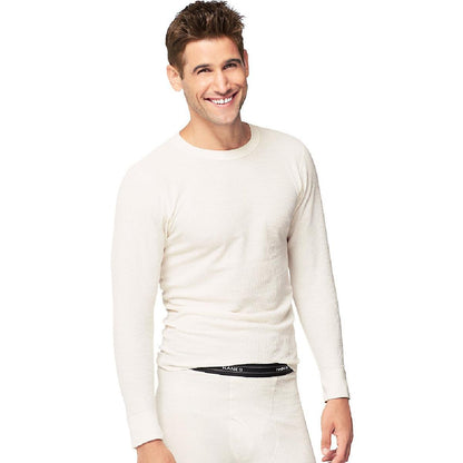 Hanes Men's X-Temp Thermal Long-Sleeve Top, Natural, XX-Large