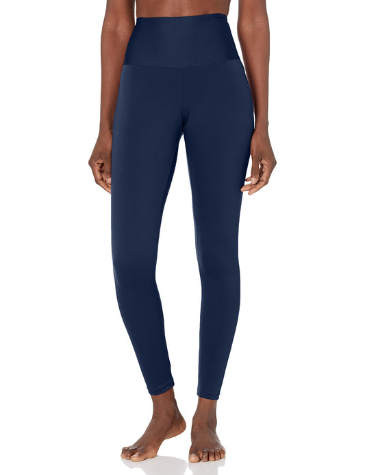 Bali Women's B Kind Hi Waist Smoothing Full Legging DF2005, Black, Small