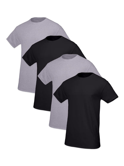 Fruit of the Loom Men's Crew T-Shirt (Pack of 4), Small, Assorted Neutral