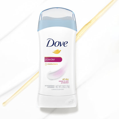 Dove Antiperspirant Deodorant, Powder 2.6 Ounce (Pack of 6)