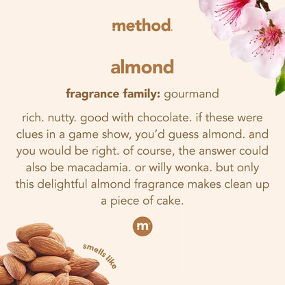 Method Wood for Good Daily Clean Almond, 28 fl oz (Pack of 2)