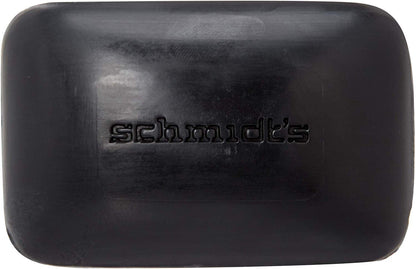 6 Pk. Schmidt's Cedarwood & Juniper Naturaul Soap with Charcoal and Exfoliating Volcanic Sand 5 Oz (30 Oz Total)