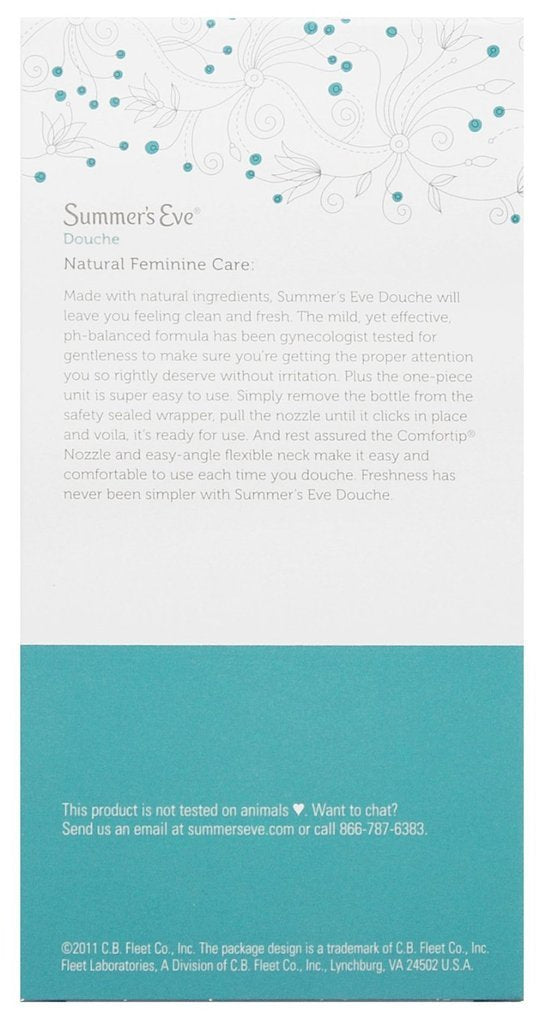 (Pack of 6 Bottles) Summer's Eve Fresh Scent Douche Vinegar & Water, Feminine Wash, 4.5oz Bottles. PH Balanced, Naturally Inspired, & Gynecologist Tested (Pack of 6 Bottles, 4.5oz Each Bottle)