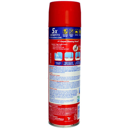 Resolve High Traffic Carpet Foam, 22 oz Can, Cleans Freshens Softens & Removes Stains (Pack of 2)