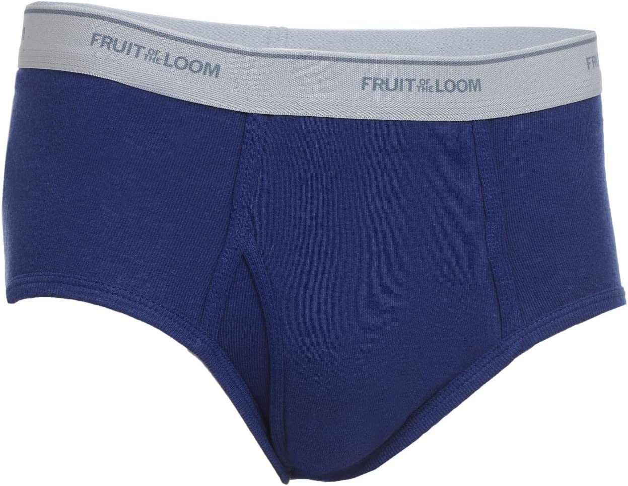 Fruit of the Loom Men's Fashion Briefs 12-Pack Value MYSTERY COLORS Cotton Waistbands Vary Large Assorted