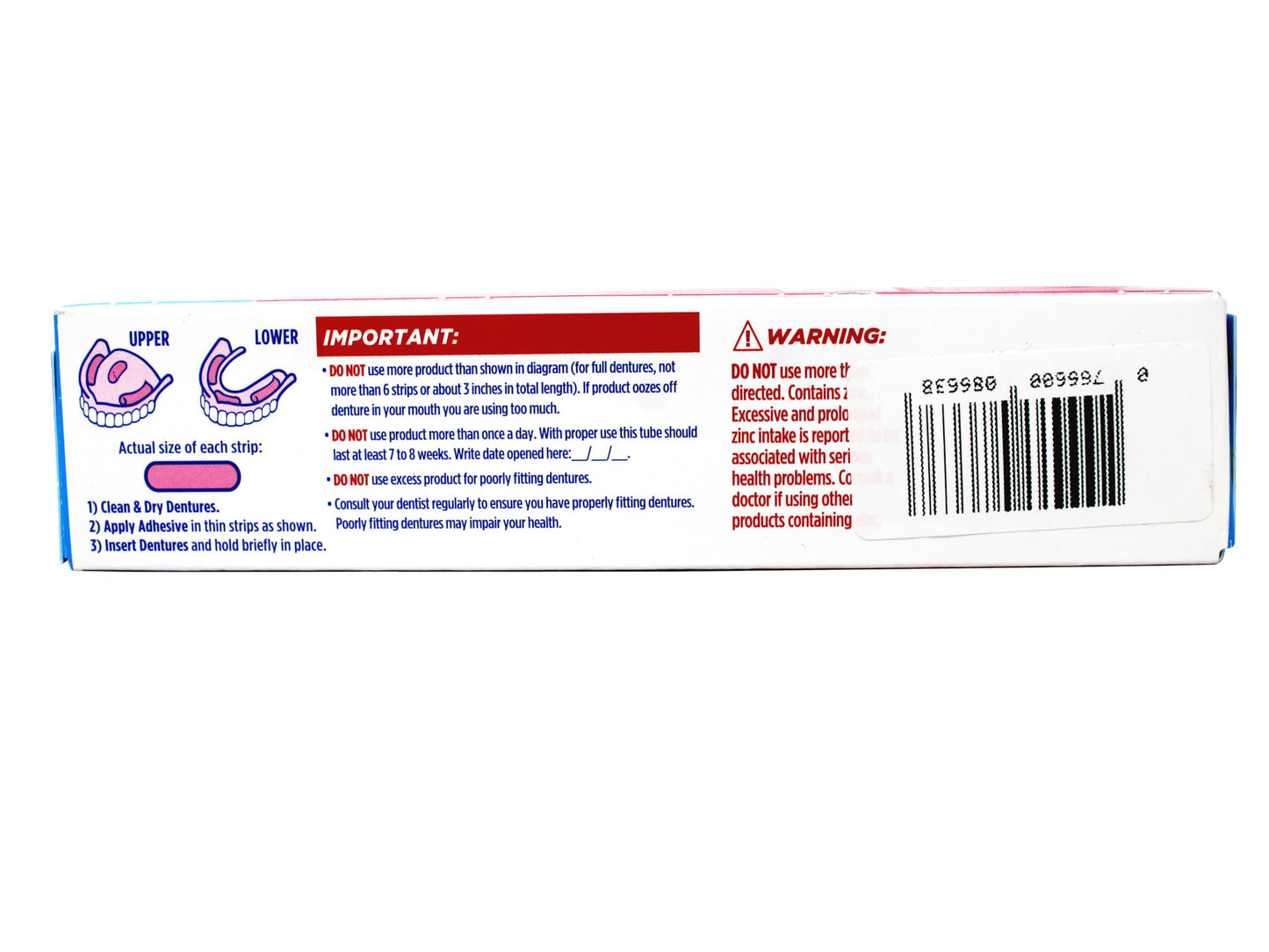 Fixodent Complete Original Denture Adhesive Cream 2.4 Oz